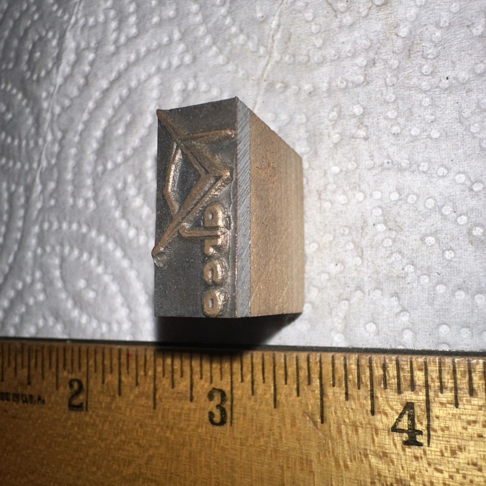 Printing Block ( Varco ) Brass on Lead