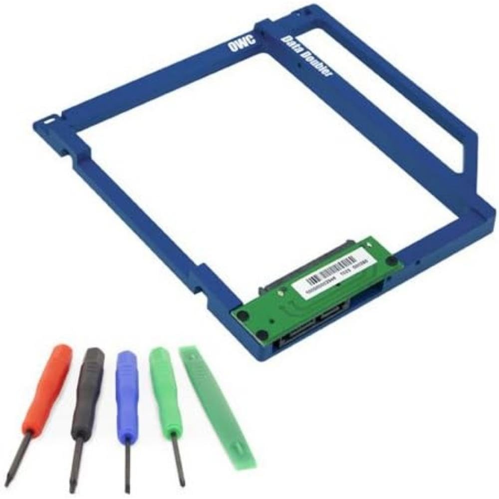 OWC Data Doubler, Optical to SATA HD Converter Bracket Solution for Mac Laptops,
