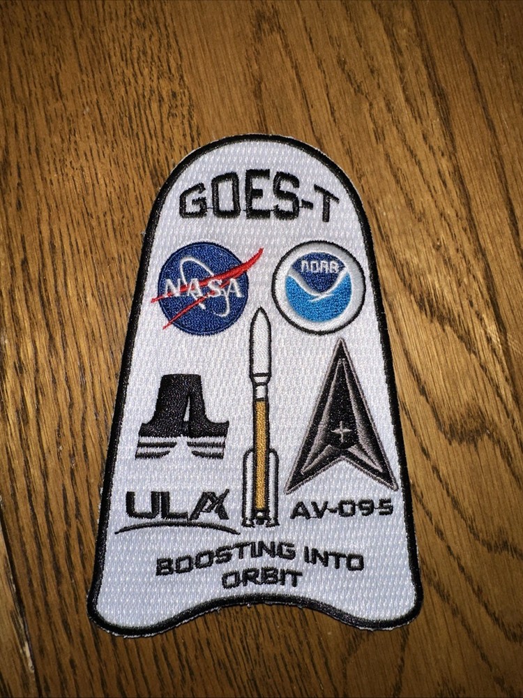 GOES-T ULA NOAA AV-095 USSF GHOST NASA PATCH