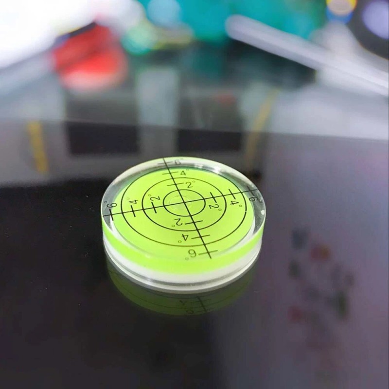 3Pcs 7x32mm Bullseye Bubble Level Circular Level Bubble Horizontal Measuring