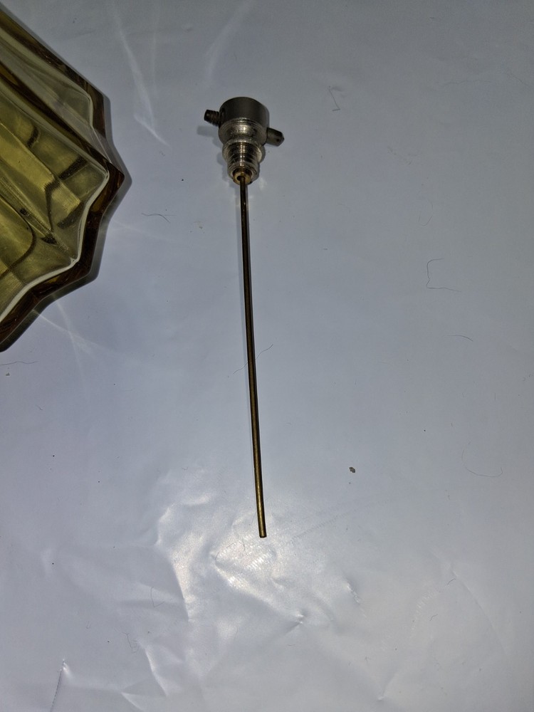 Antique Glass Atomizer Perfume Bottle Art Decor