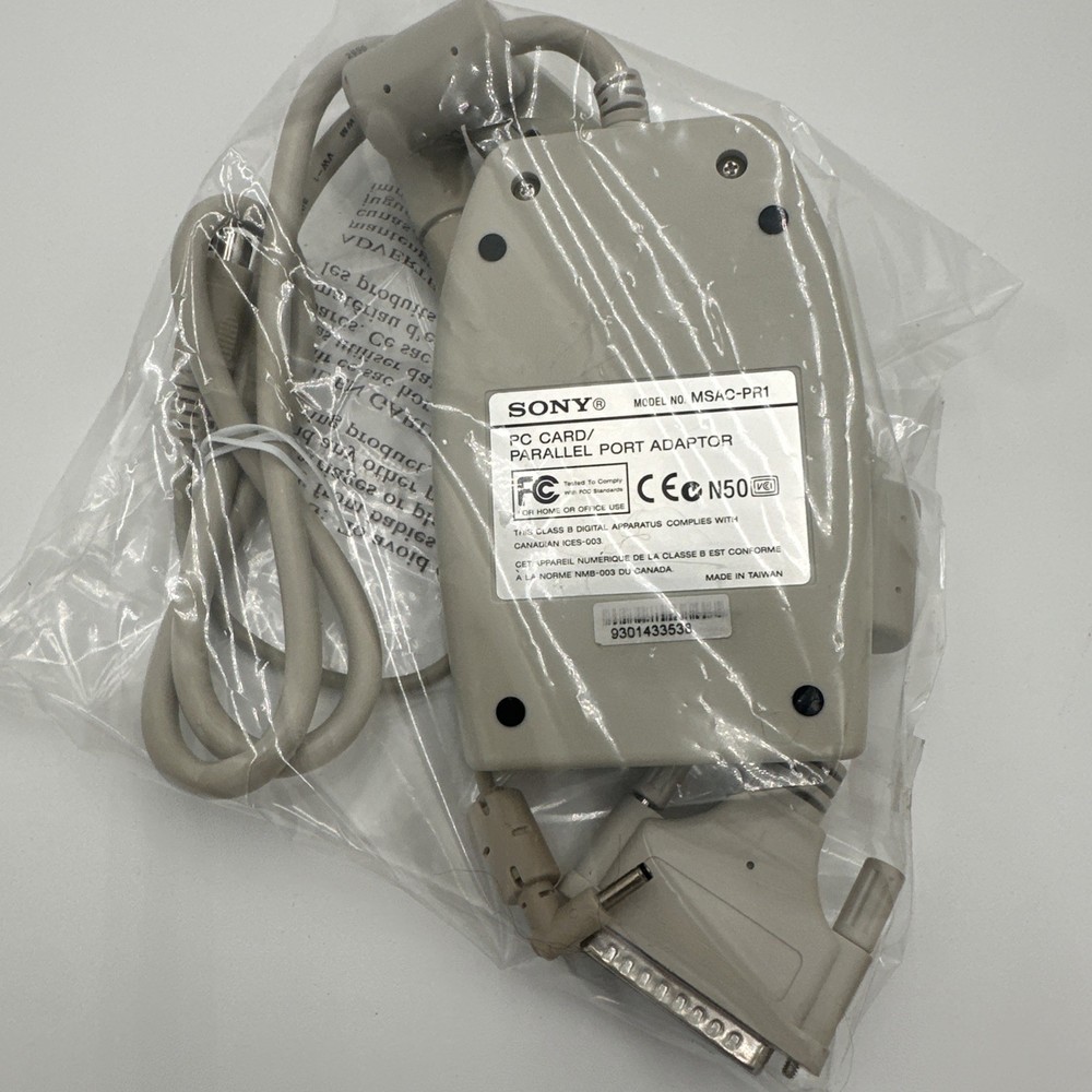 Sony PC Card/Parallel port adaptor MSAC-PR1