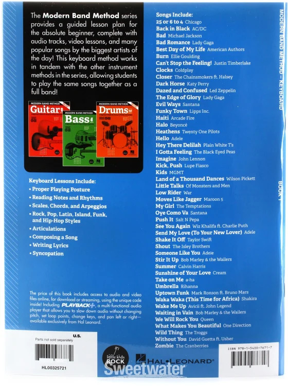 Hal Leonard Modern Band Method - Keyboard Book 1
