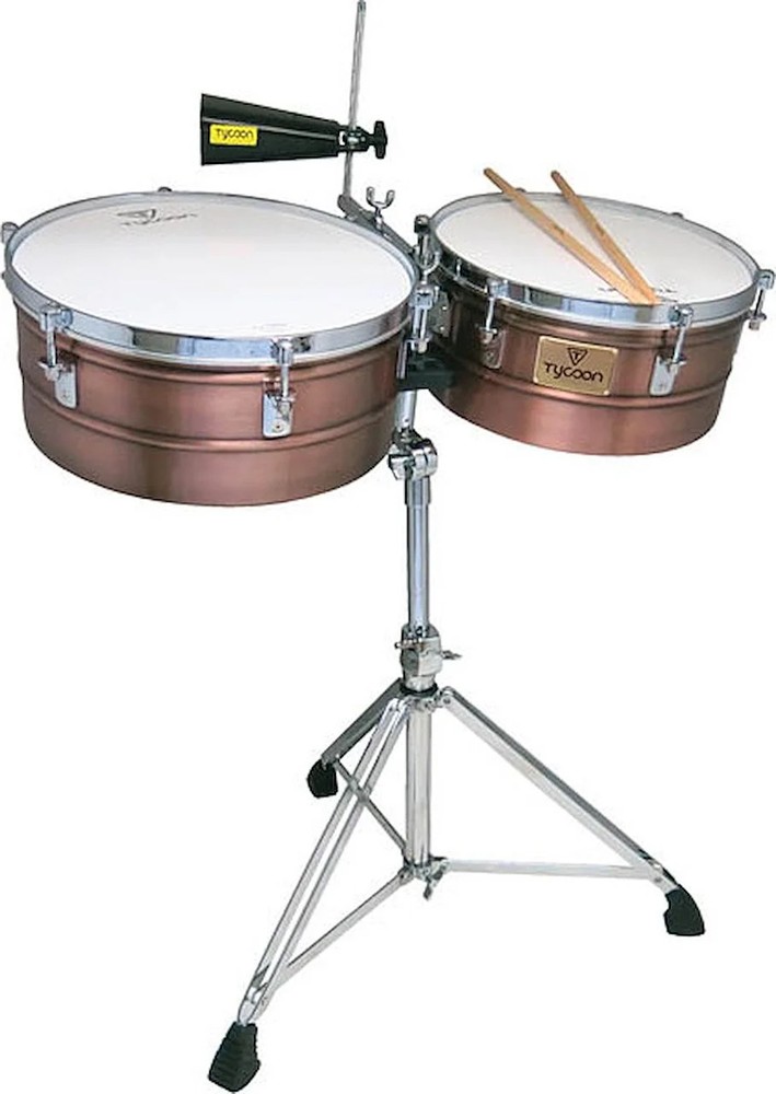 Antique Copper Shell Timbales