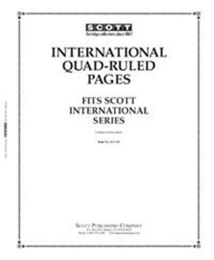 Scott Quadrille Pages Border C For International New Pack Of 20 Sheets