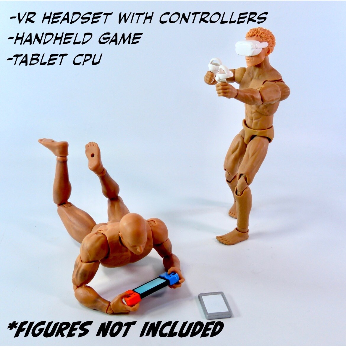 1:12 Super Action Stuff GAME ON! Arcade w/ Light Cyber Dagger Figure Accessories