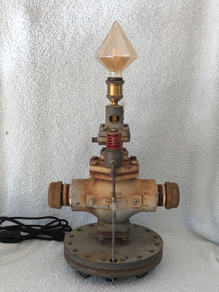 Custom Made Industrial Valve Lamp Light 
