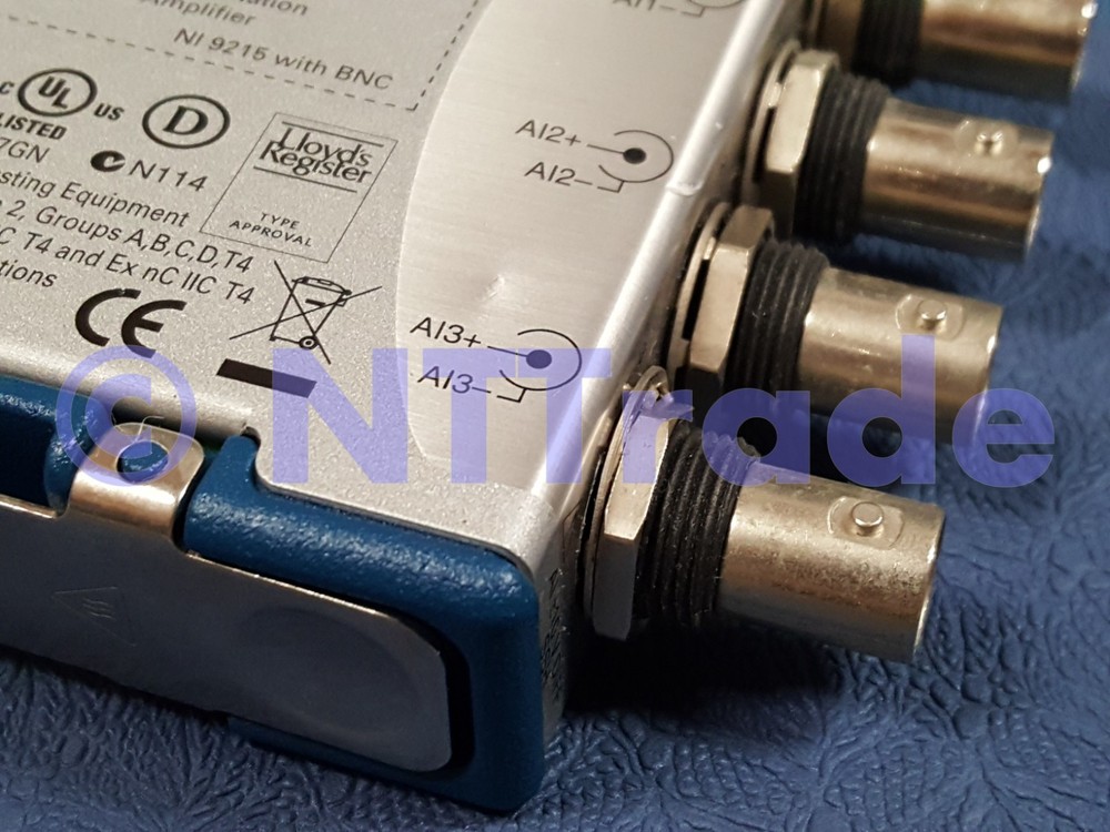 National Instruments NI-9215 cDAQ Simultaneous Analog Input Module, BNC