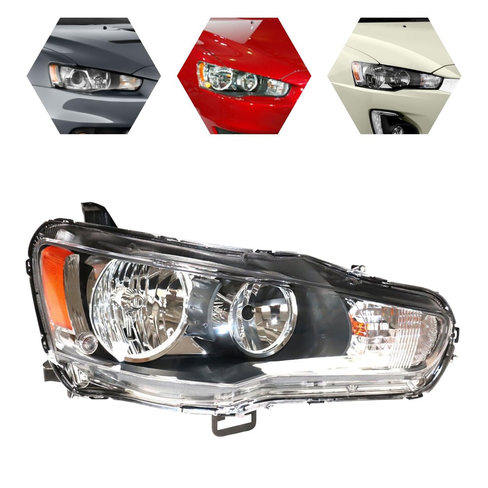 Headlights Assembly for Lancer 2008-2017 Right Passenger Side