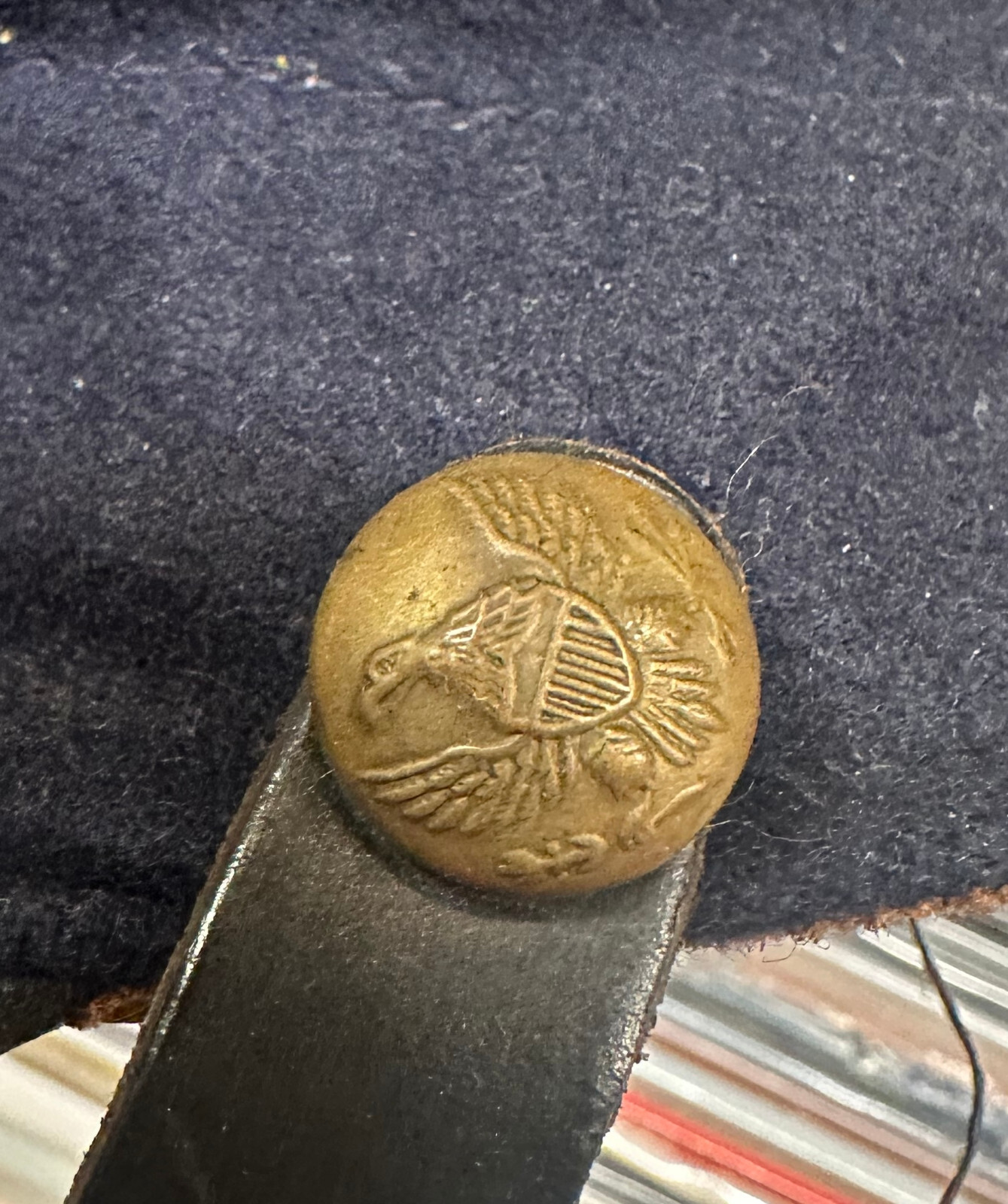 Original CIVIL WAR 29th Regiment, Illinois Colored Infantry Officers Cap Hat B