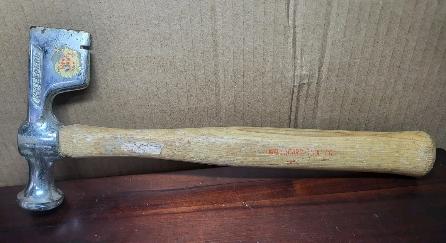 Vintage WAL-BOARD Drywall Hatchet Sheetrock Hammer Walboard Tool Wood Handle USA