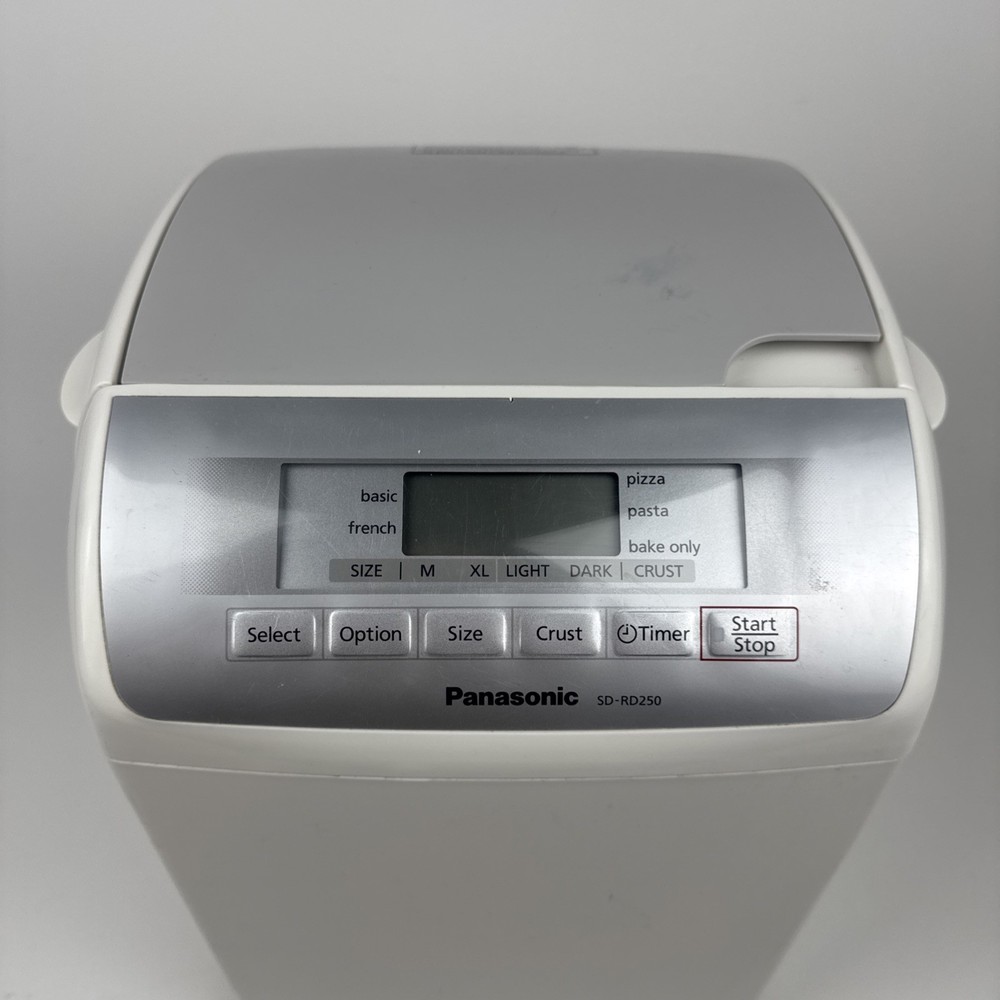 Panasonic SD-RD250 Automatic Bread Maker White w/ Yeast & Raisin Dispenser