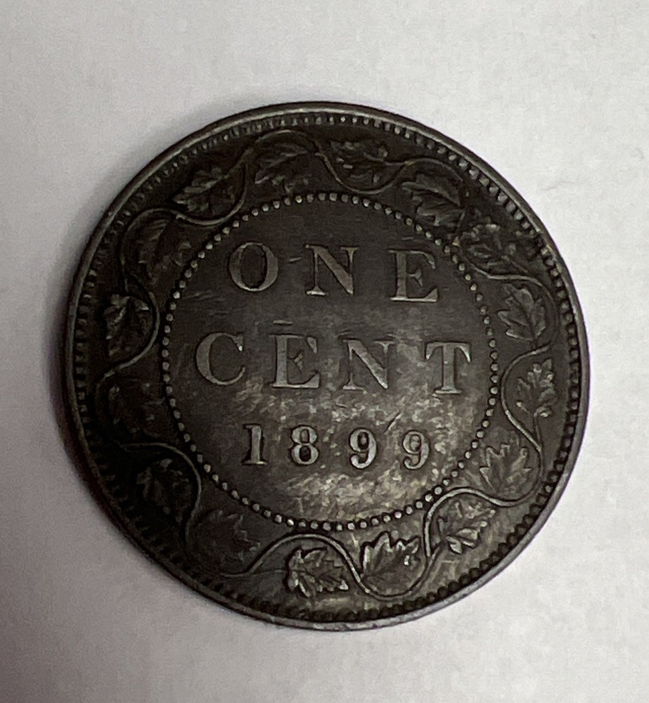 1899 Canada One Cent Foreign Coin
