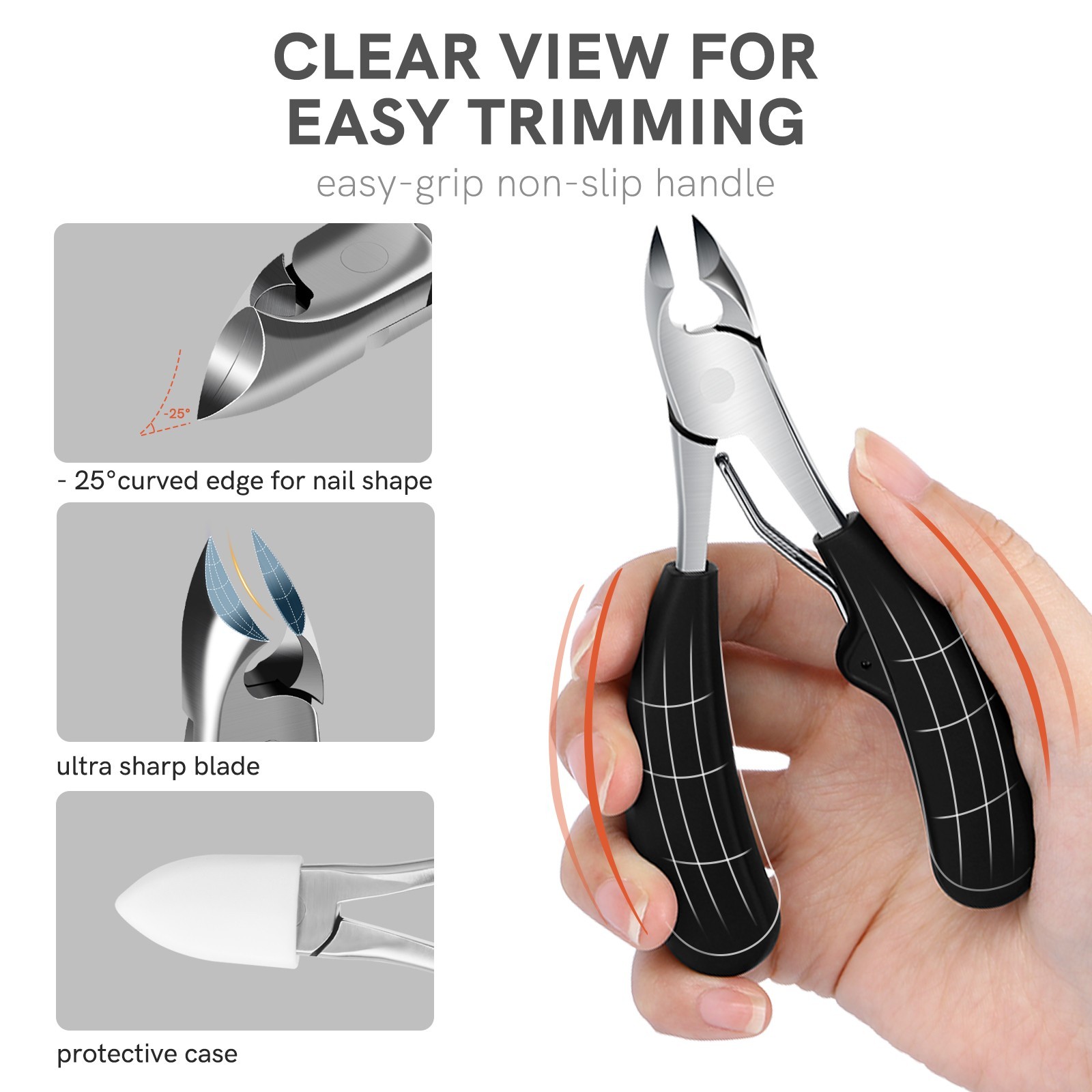 For Thick Ingrown Nails Heavy Duty Toe Nail Clippers Toenail Clippers Seniors
