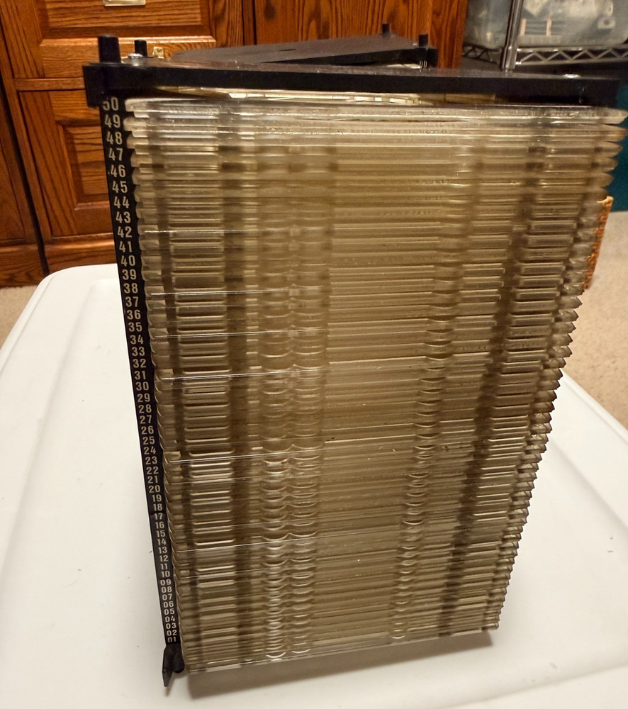 NSM ES4 CD CASSETTE TRAY SET -INCLUDES 50 TRAYS & 10 EXTRA TRAYS