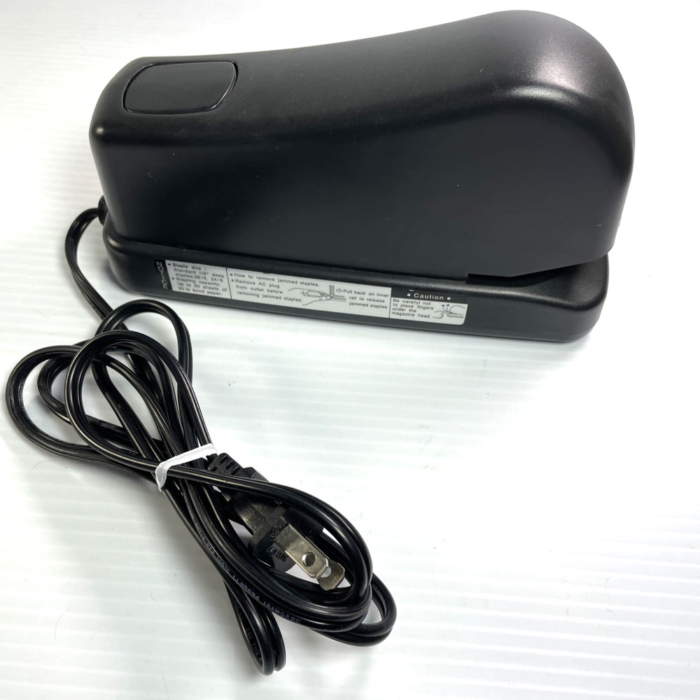 HighMark 97436 Black Automatic Electric Stapler EUC Tested Works