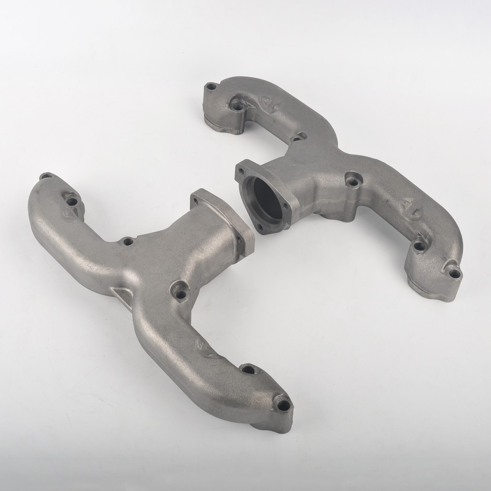 Exhaust Manifolds Rams Horn Style For Small Block Chevy SBC 283 305 327 350 400