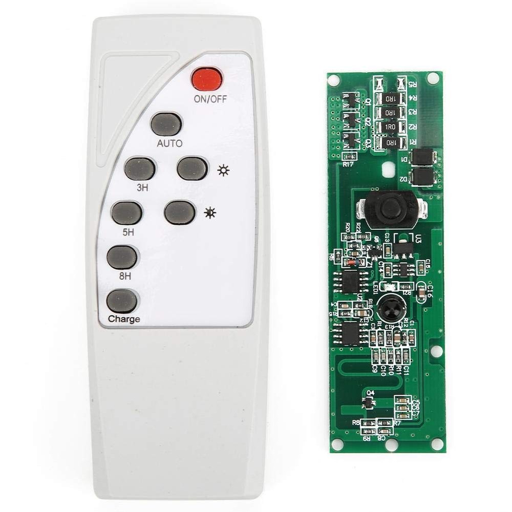 Solar Circuit Board for Outdoor Lighting with Motion Sensor Remote Control En...