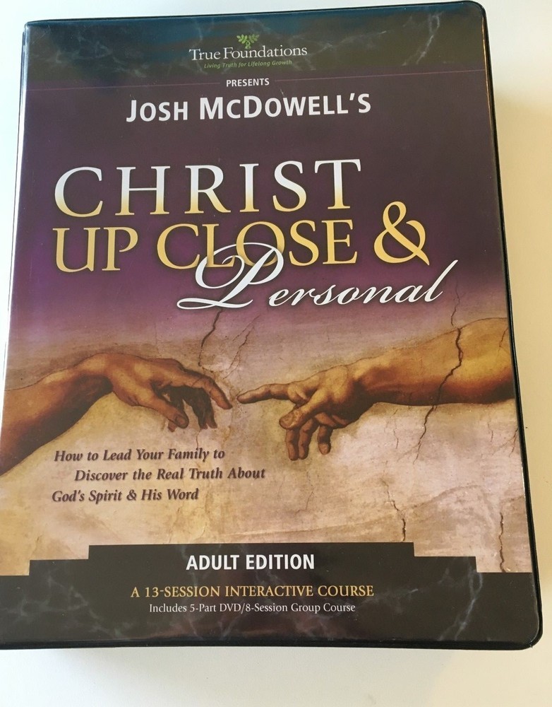 JOSH McDOWELL'S Christ up Close & Personal DVD 8 Session course