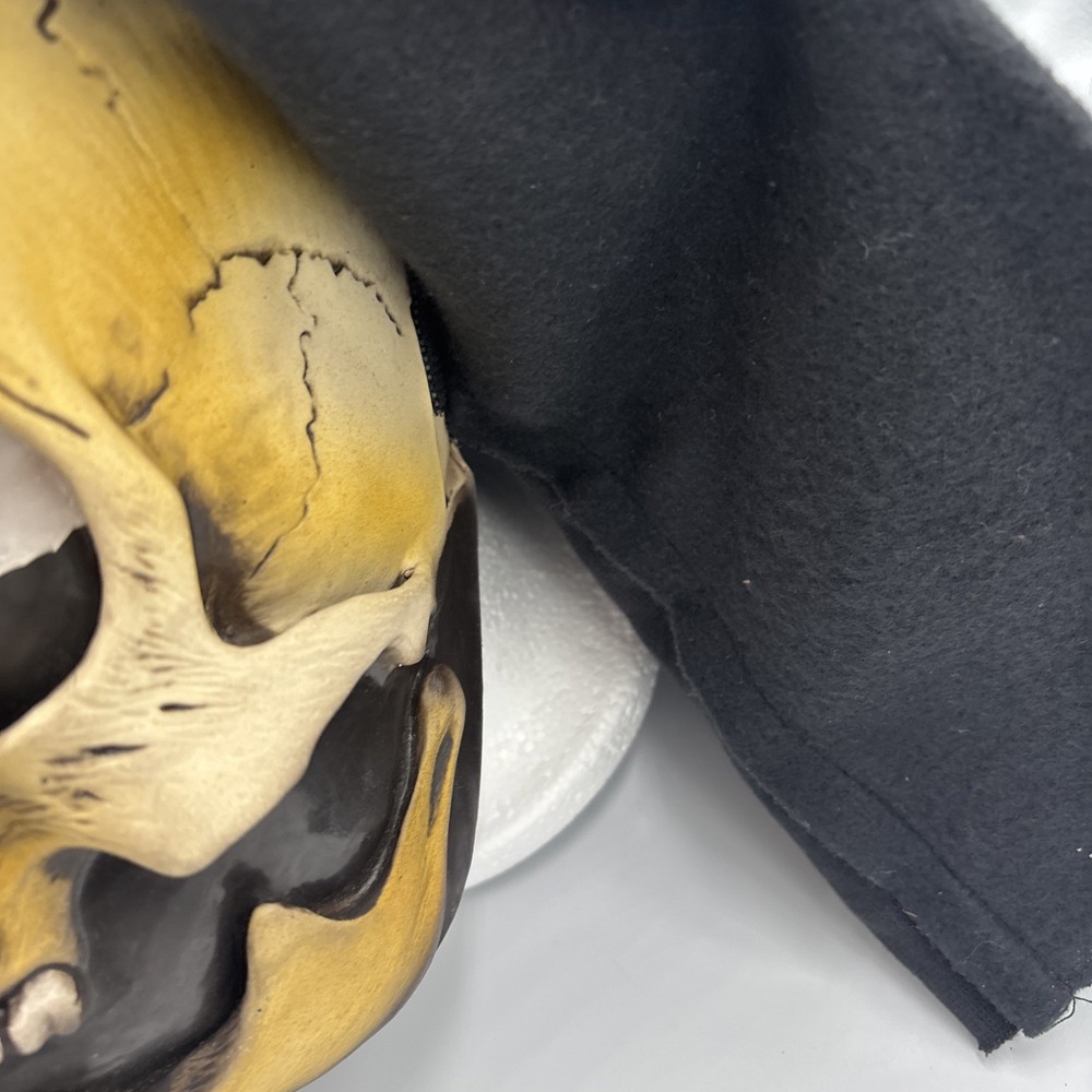 Skull Halloween Mask With Touching Hood