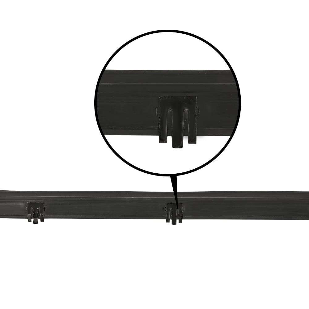 Tailgate Window Sweep Weatherstrip Seal Set, Compatible with Ford Bronco