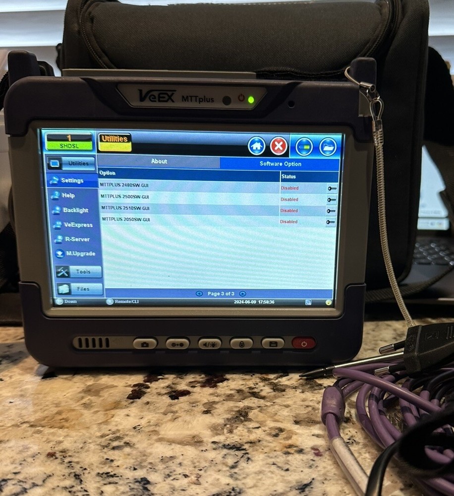 VeEX Vepal MTT Plus Network Fiber Tester