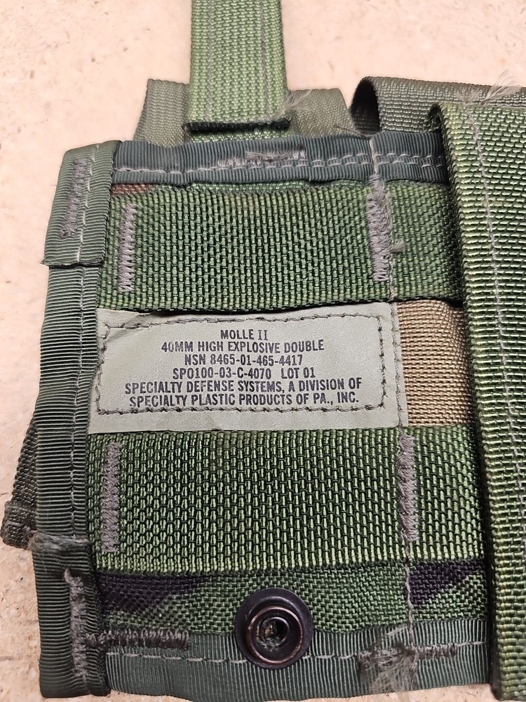 Specialty Defense Systems MOLLE II Modular 40MM High Explosive Double (R3)
