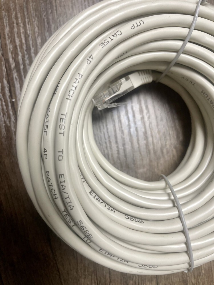 2PCS 60FT UTP Cat5E 4P Patch TEST TO EIA/TIA 568B