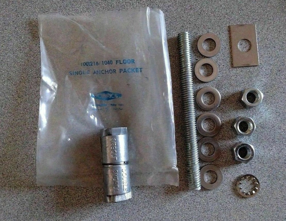 BOBRICK 1002216 1040 FLOOR SINGLE ANCHOR PACKET