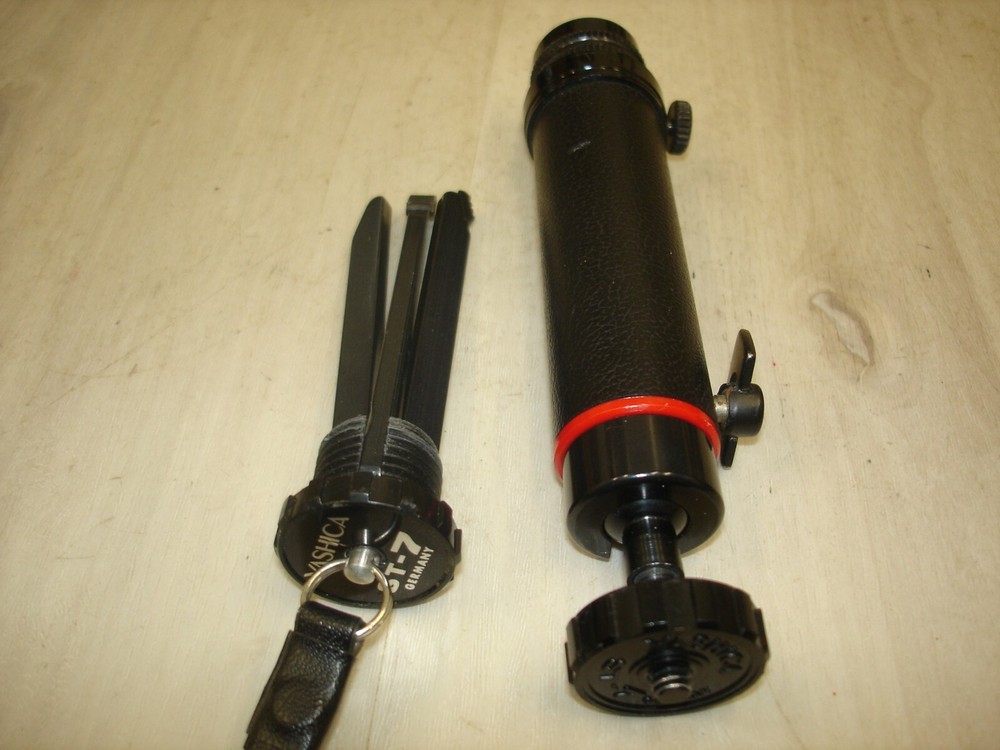 Vintage Yashica ST-7 Mini Tabletop camera Tripod Germany with Hand Strap