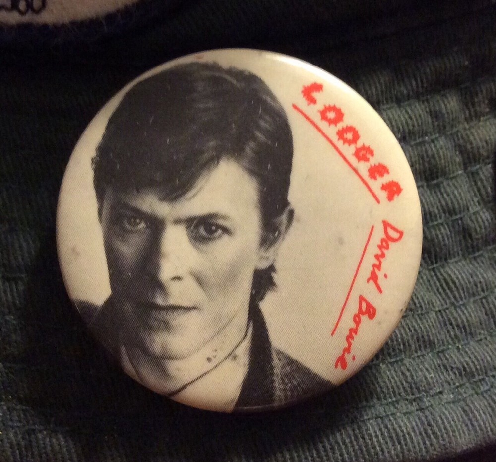 David Bowie  Lodger Promo Button