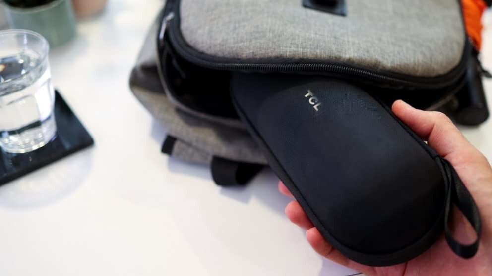 TCL NXTWEAR G Smart Glasses Portable Wearable Dual HD OLED Display - Open Box