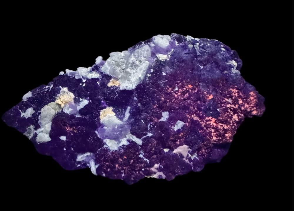 120 Gram Lazurite Pseudomorph After Fluorescent Phlogopite Crystals Matrix @Afg