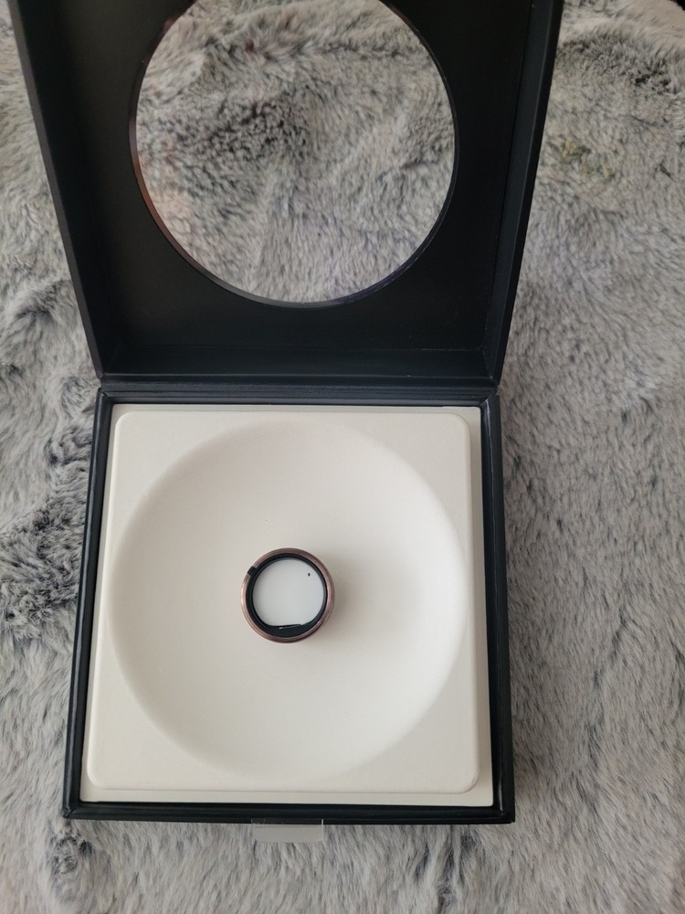 untested Motiv Smart Ring Activity Tracker Size 6 Bronze With charger