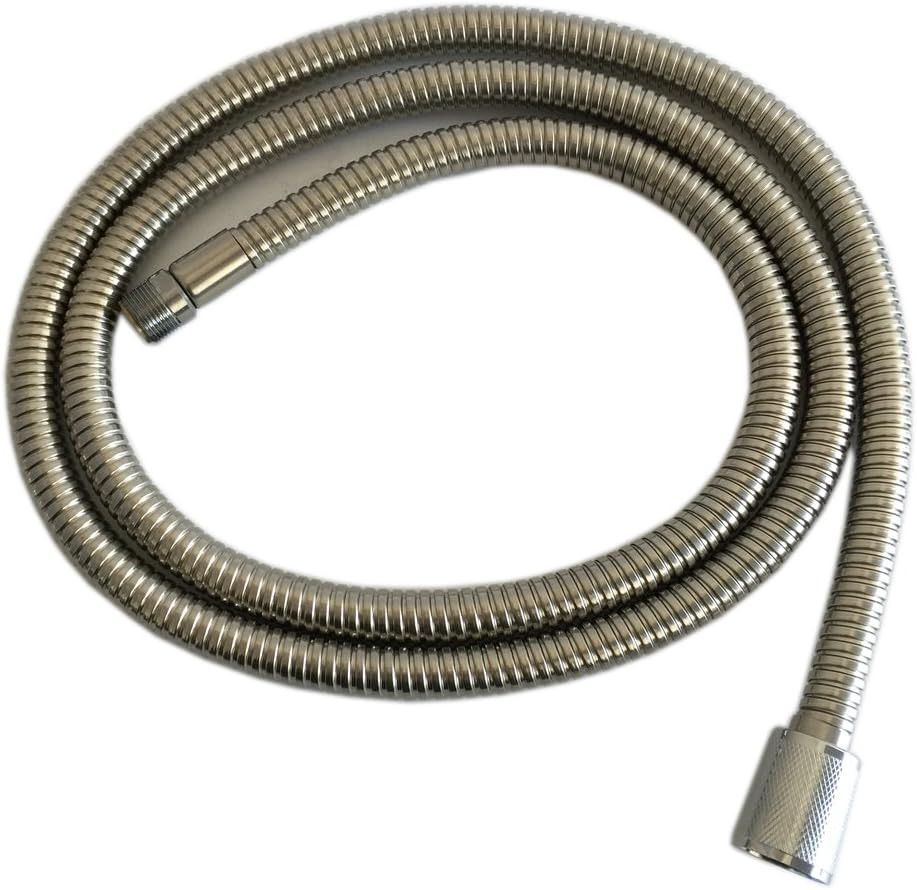 Kitchen Pull down Sink Faucet Spray Head Hose Replacement Part - Stainless Steel