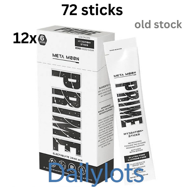 Prime Hydration Stick Pack Meta Moon 72 Sticks old stock