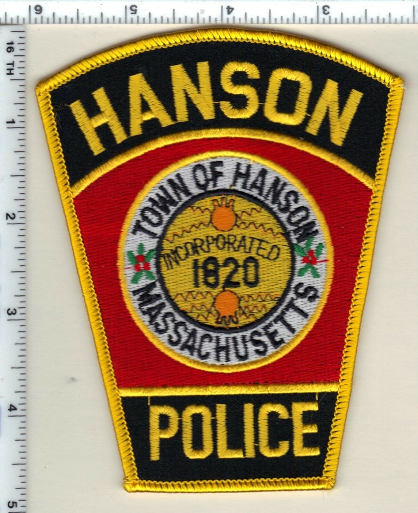 Hanson Police (Massachusetts) Shoulder Patch - new from 1990