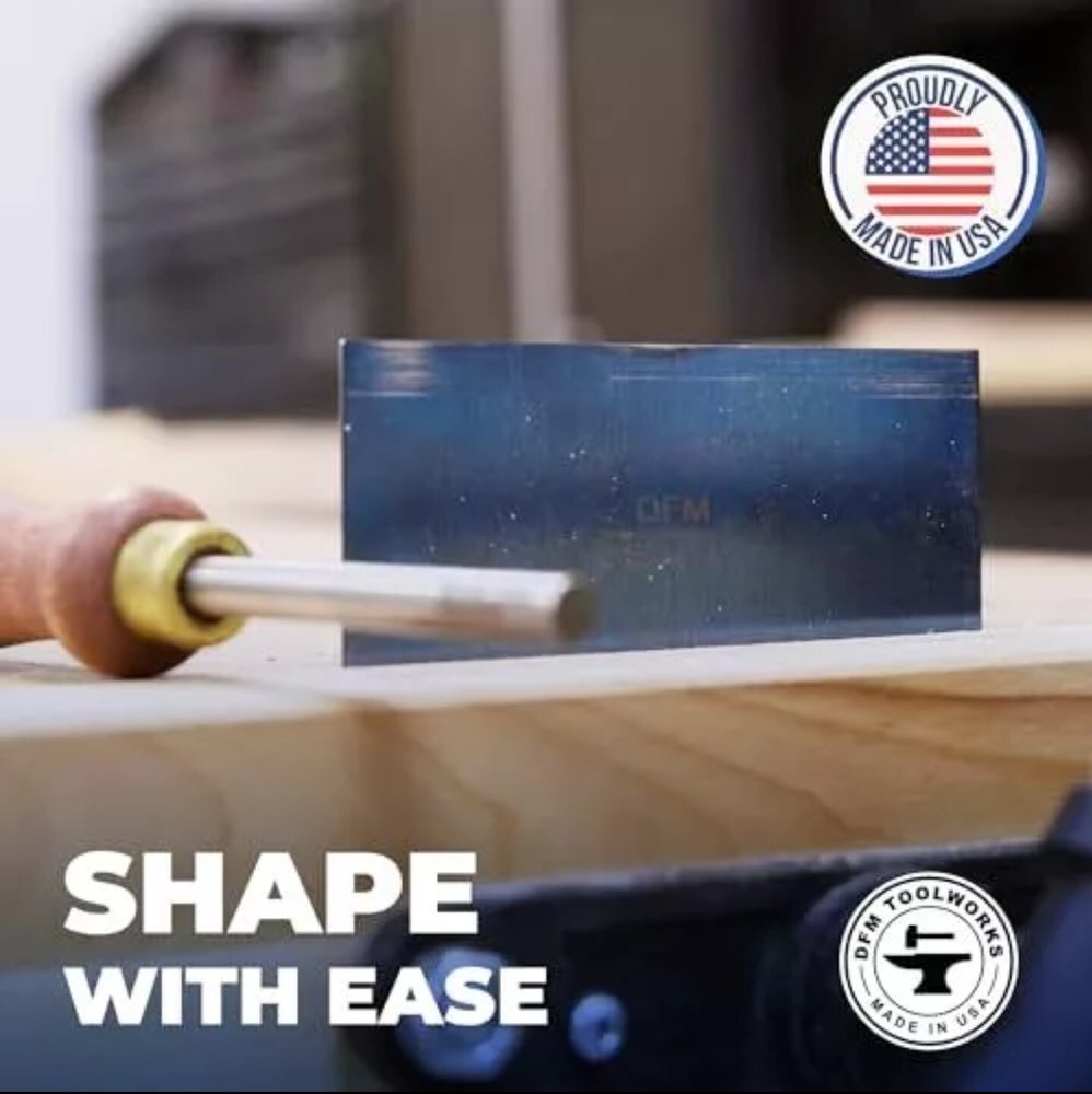 DFM Tool Works Rectangle Card Scraper - Precision Cabinet Multi-use Scraper f...