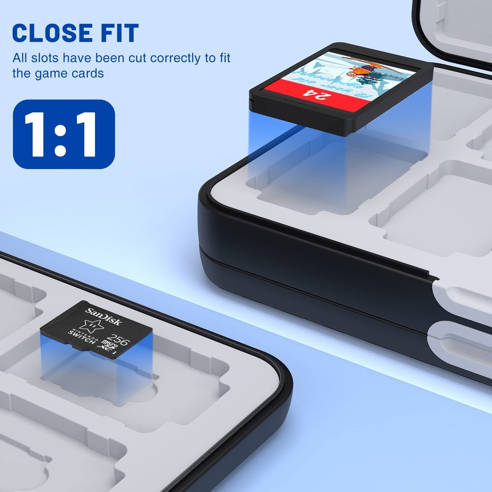 Game Card Case Holder for Nitendo Switch/Switch 2(2025) - Hard Shell Portable...