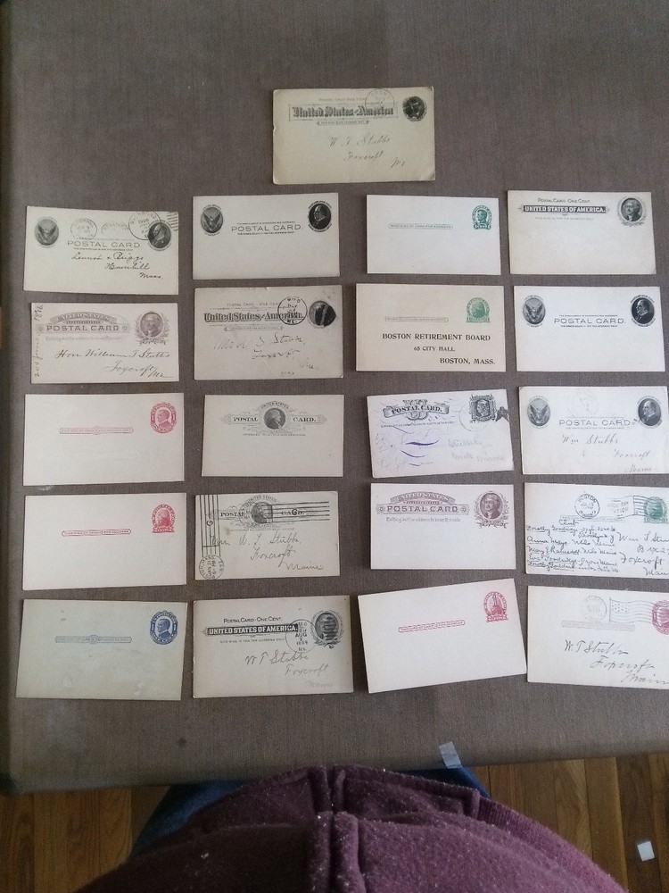 US Postal Cards c. 1885 - 1935