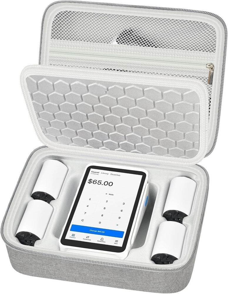 Case Compatible with Square Terminal Credit Card Reader, Mobile POS Machine Stor