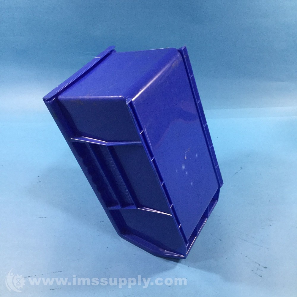 Akro Mils 30-230-3 Blue Heavy Duty Plastic Stacking Storage Bin USIP