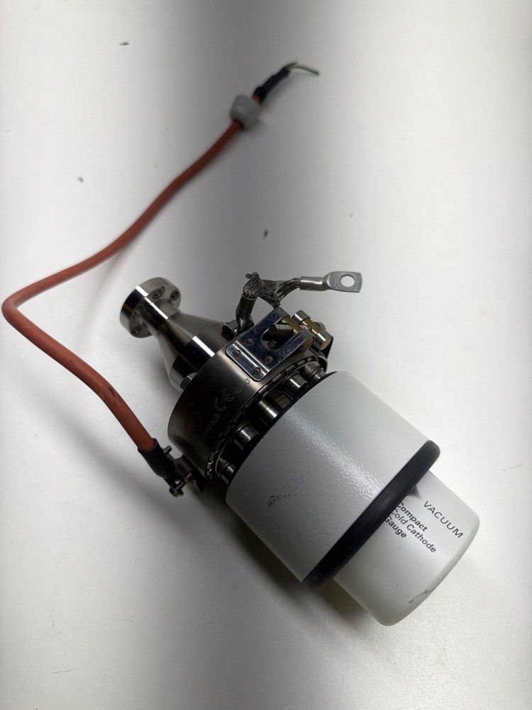 “Vacuum Cold Cathode Ion Gauge Head Flange Assembly Lab Equipment Untested