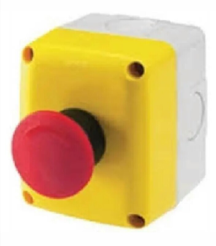 GEWISS 1 SEATER CONTAINER WITH EMERGENCY BUTTON GW27202