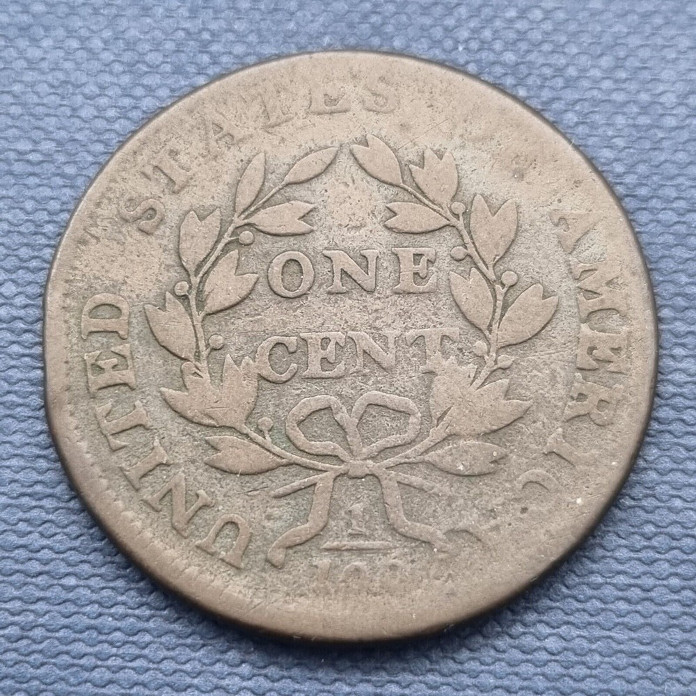 1800 Draped Bust Large Cent 1c Circulated VG + #51279