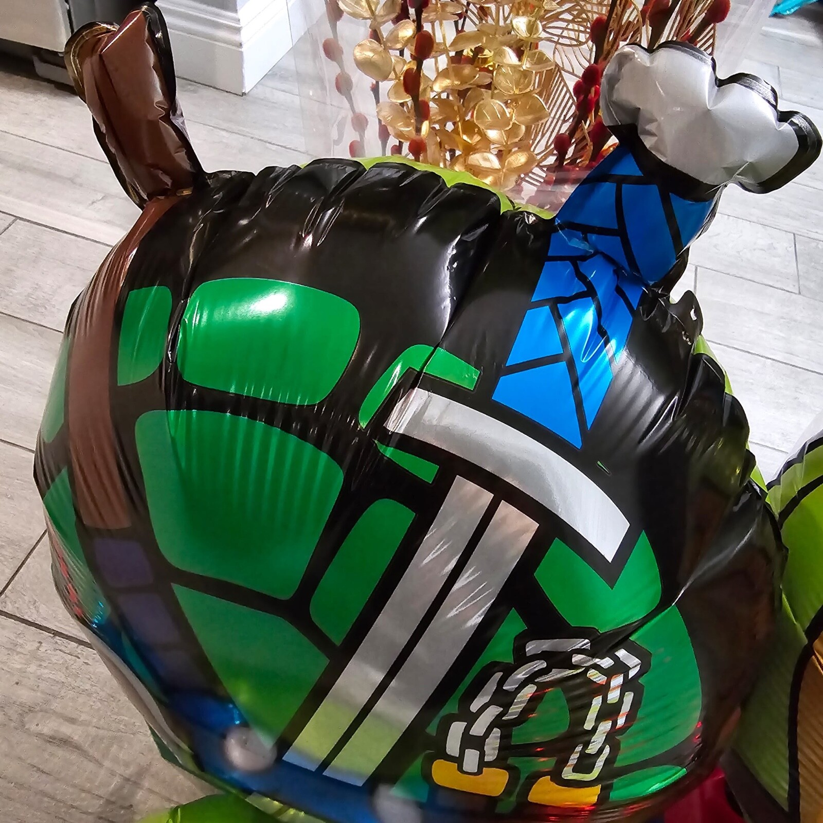 TEENAGE MUTANT NINJA TURTLES foil balloon birthday party supplies decoration