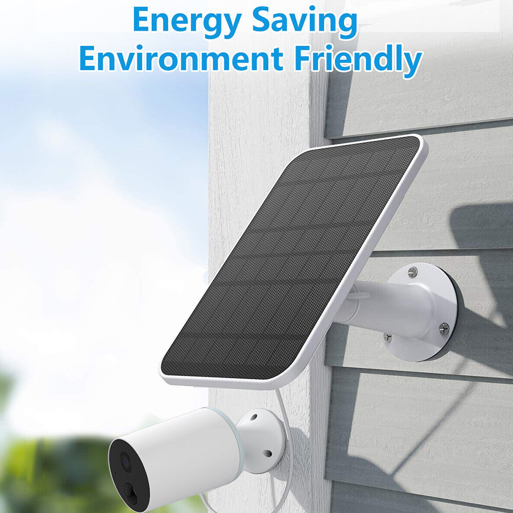 Solar Panels with 9.8ft Power Cable for Eufy Eufycam Cam E/2C/E/2 Pro Wall Mount