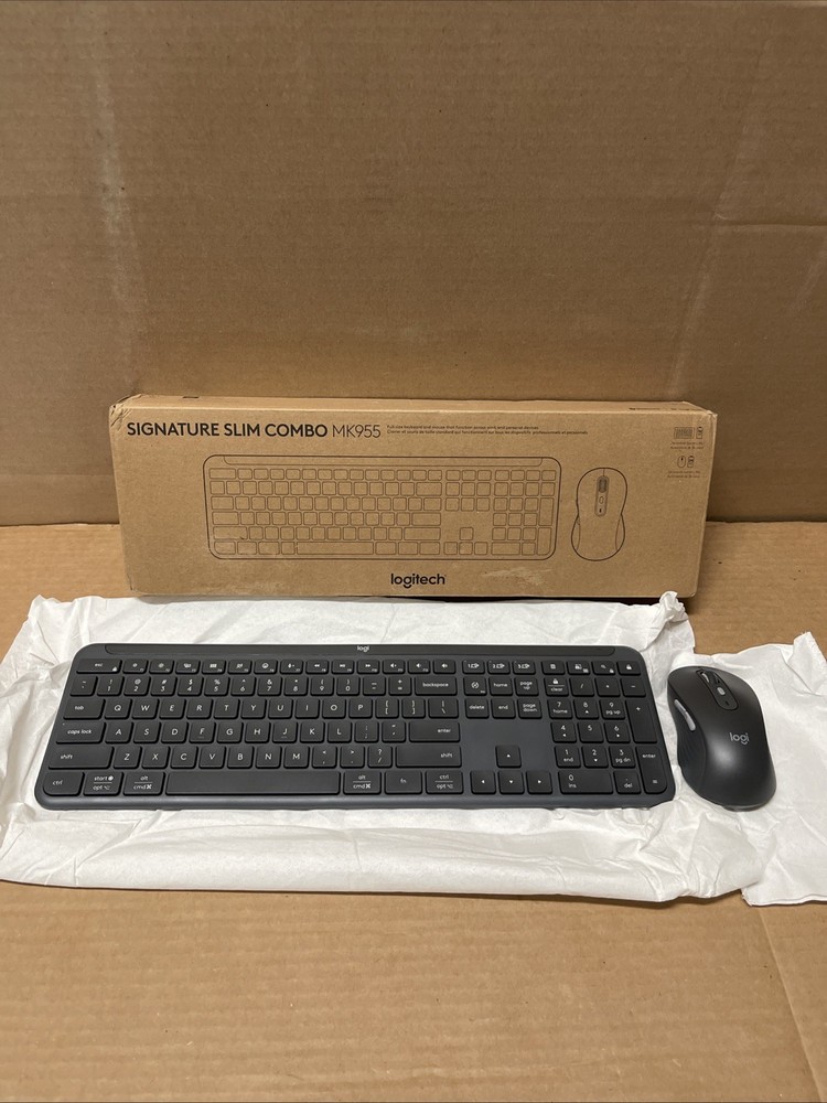 Logitech MK955 Signature Slim Wireless Keyboard and Mouse Combo (MISSING USB)