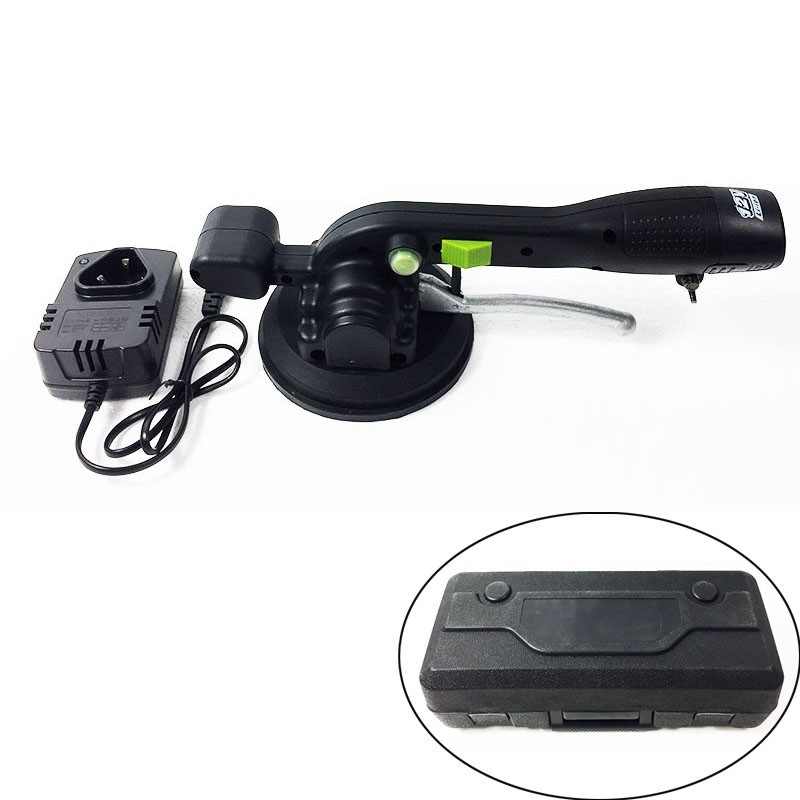 12V Hand-held Electric Floor Automatic Leveling Tile Machine 100kg Shock Force