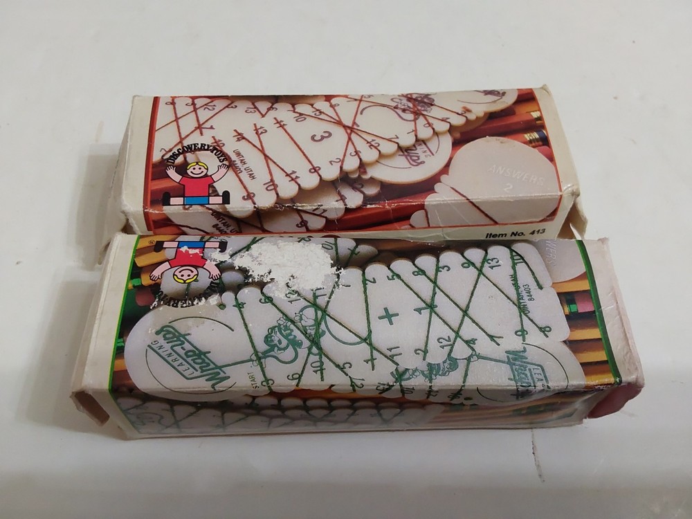 Vintage Learning Wrap Ups. Addition & Subtraction. Original Box.
